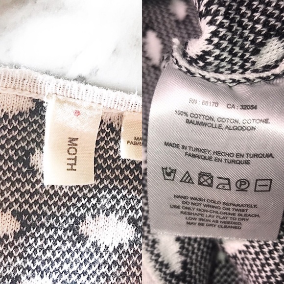 Anthropologie Moth black white polka dot top - Picture 6 of 6